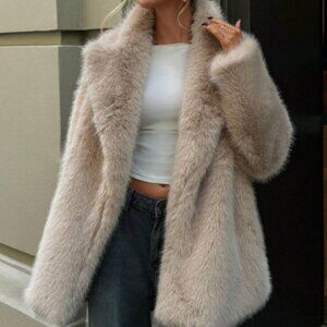 Oversized Faux Fur Coat Size 3XL